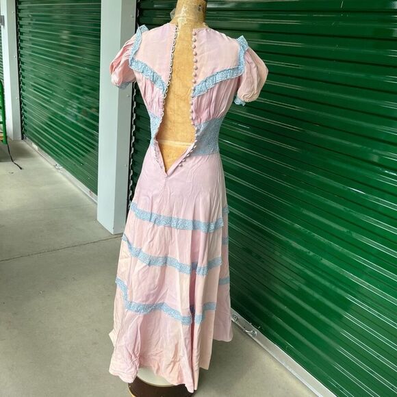 Museum-Worthy 1940s NY Dress Institute Gown, Union-Made, Rare Surviving Piece - Picture 5 of 13